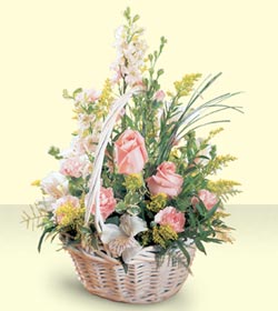  Eryaman �i�ek�iler �i�ek online �i�ek sipari�i  sepette pembe g�ller