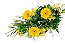 sari gerbera ve sari �i�ek   Eryaman �i�ek yolla , �i�ek g�nder , �i�ek�i  