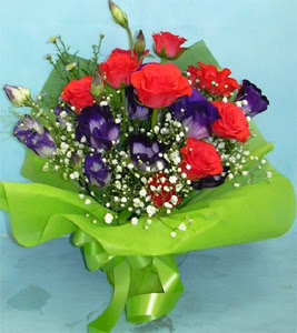 9 adet kirmizi g�l ve kir �i�ekleri  Eryaman �i�ek�i  �i�ek , �i�ek�i , �i�ek�ilik 