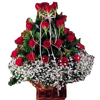  �i�ek yolla Eryaman 14 �ubat sevgililer g�n� �i�ek  12 g�lden essiz sepet tanzimi