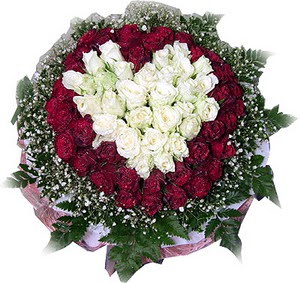  Eryaman �i�ek�i ankaraya �i�ek yolla �i�ek�iler  27 adet kirmizi ve beyaz g�l sepet i�inde