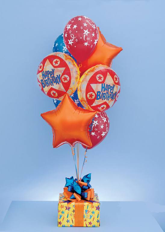  Ankara Eryaman yurti�i ve yurtd��� �i�ek sipari�i  19 adet u�an balon ve k���k kutuda �ikolata
