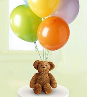  Ankara Eryaman �i�ek ma�azas� , �i�ek�i adresleri  15 adet karisik renkte u�an balon ayicik