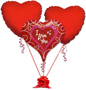  Ankara Eryaman �i�ek ma�azas� , �i�ek�i adresleri  3 adet b�y�k boy kalp u�an balon