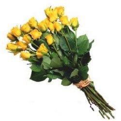  Eryaman �i�ek�iler �i�ek online �i�ek sipari�i  12 adet sari g�l buketi �zel