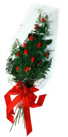  Eryaman online �i�ek�i , �i�ek sipari�i  11 adet kirmizi g�l saten kurdelali 