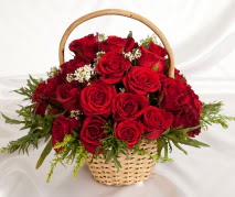 19 adet k�rm�z� g�lden �i�ek sepeti  Eryaman ankaradaki internetten �i�ek sipari�i 