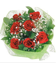 7 adet k�rm�z� g�lden buket tanzim  Eryaman �i�ek g�nder �i�ek servisi , �i�ek�i adresleri 