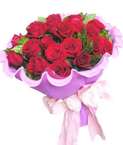 12 adet k�rm�z� g�lden g�rsel buket  Ankara Eryaman �i�ek sat��� �i�ek sipari�i 