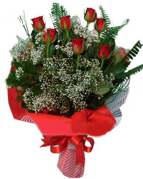 7 k�rm�z� g�l buketi  Eryaman ankaradaki internetten �i�ek sipari�i 