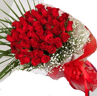 51 adet k�rm�z� g�l buketi  Ankara Eryaman yurti�i ve yurtd��� �i�ek sipari�i 