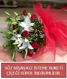 S�z ni�an k�z isteme buketi  Eryaman �i�ek g�venli kaliteli h�zl� �i�ek 