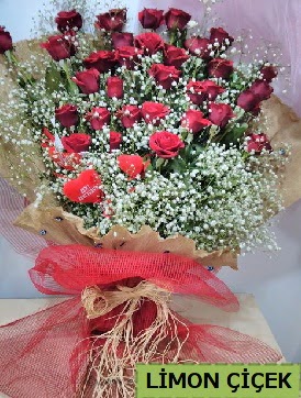 K�z isteme �i�e�i buketi 33 k�rm�z� g�lden  Eryaman �i�ek�i  �i�ek , �i�ek�i , �i�ek�ilik 