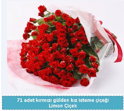 41 adet k�rm�z� g�l k�z isteme buketi  Eryaman �i�ek g�venli kaliteli h�zl� �i�ek 