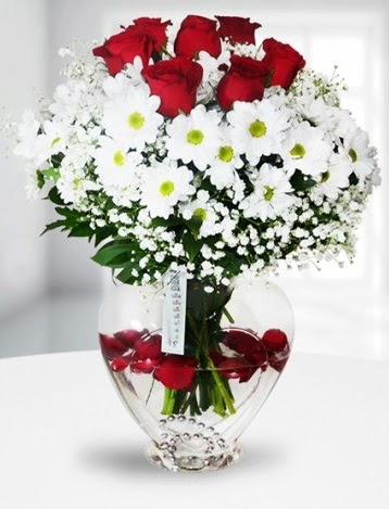 Kalp camda 7 g�l k�r �i�e�i s�per g�rsellik  Eryaman online �i�ek�i , �i�ek sipari�i 