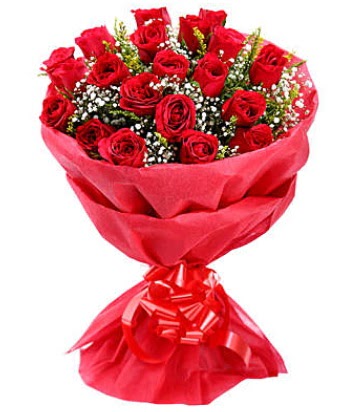 21 adet k�rm�z� g�lden modern buket  Eryamandaki �i�ek�iler kaliteli taze ve ucuz �i�ekler  