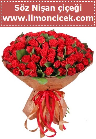K�z isteme s�z ni�an �i�e�i 101 g�l  Ankara Eryaman yurti�i ve yurtd��� �i�ek sipari�i 