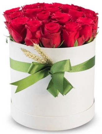 �zel kutuda 25 adet k�rm�z� g�l �i�e�i  Eryaman �i�ek g�nderme sitemiz g�venlidir 