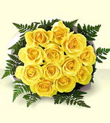  Eryaman �i�ek sat��� anneler g�n� �i�ek yolla  12 adet sarig�l kalite buket