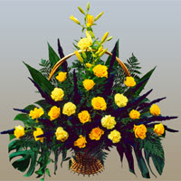  Eryaman �i�ek�i ankaraya �i�ek yolla �i�ek�iler  17 adet sari g�l ve sari kir �i�ekleri