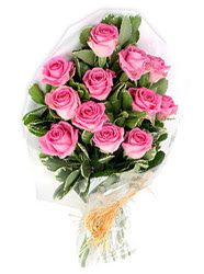  �i�ek�i Eryaman cicekciler , cicek siparisi  12 li pembe g�l buketi.