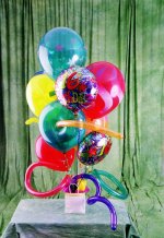  Ankara Eryaman �i�ek sipari�i vermek  karisik g�r�nt�de renkli u�an balon buketi