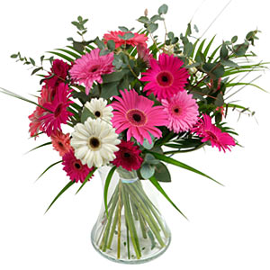 15 adet gerbera ve vazo �i�ek tanzimi  Ankara Eryaman �i�ek ma�azas� , �i�ek�i adresleri 