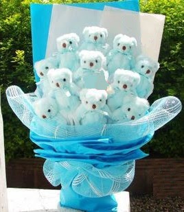 13 adet pelus ayiciktan g�rsel hediye buketi  Eryaman �i�ek�i  �i�ek , �i�ek�i , �i�ek�ilik 
