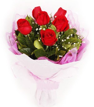  �i�ek sipari�i Eryaman uluslararas� �i�ek g�nderme  k�rm�z� 6 adet g�lden buket
