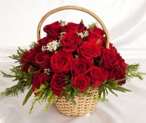 19 adet k�rm�z� g�lden �i�ek sepeti  Eryaman ankaradaki internetten �i�ek sipari�i 
