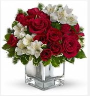 11 adet k�rm�z� g�l ve beyaz k�r �i�ekleri  Eryaman �i�ek�iler �i�ek online �i�ek sipari�i 