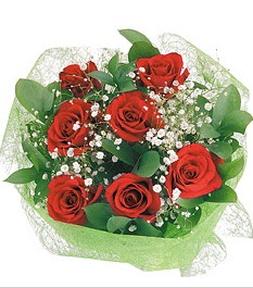 7 adet k�rm�z� g�lden buket tanzim  Eryaman �i�ek g�nder �i�ek servisi , �i�ek�i adresleri 