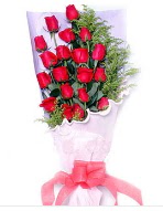 19 adet k�rm�z� g�l buketi  Ankara Eryaman hediye sevgilime hediye �i�ek 