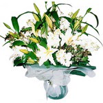  Ankara Eryaman �i�ek sat��� �i�ek sipari�i  Kazablanka ve gerbera demeti