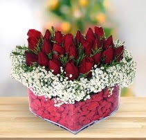 15 k�rm�z� g�lden kalp mika �i�e�i  Eryaman �i�ek g�nderme sitemiz g�venlidir 