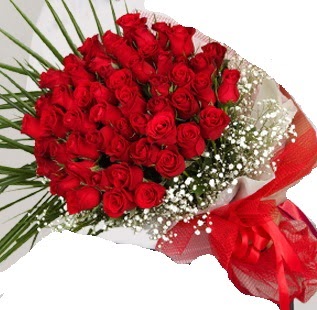 51 adet k�rm�z� g�l buketi  Ankara Eryaman yurti�i ve yurtd��� �i�ek sipari�i 