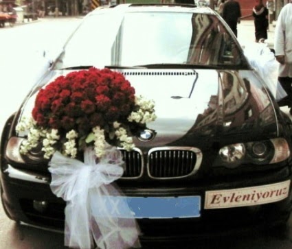 G�rsel gelin arabas� s�slemesi  Eryaman �i�ek�i ankaraya �i�ek yolla �i�ek�iler 