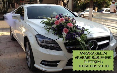 Ankara gelin araba s�s� s�slemesi  Eryaman �i�ek�i ankaraya �i�ek yolla �i�ek�iler 