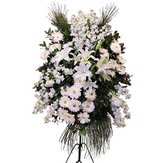  Eryaman �i�ek g�nder �i�ek servisi , �i�ek�i adresleri  Ferforje beyaz renkli kazablanka