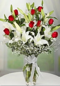 9 adet k�rm�z� g�l 3 dal kazablanka  Eryaman online �i�ek�i , �i�ek sipari�i 